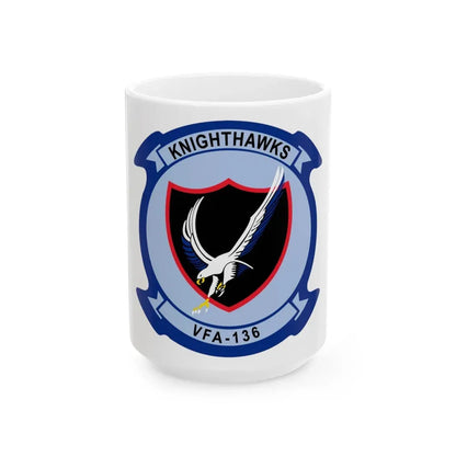 VFA 136 Knighthawks v2 (U.S. Navy) White Coffee Mug - Go Mug Yourself
