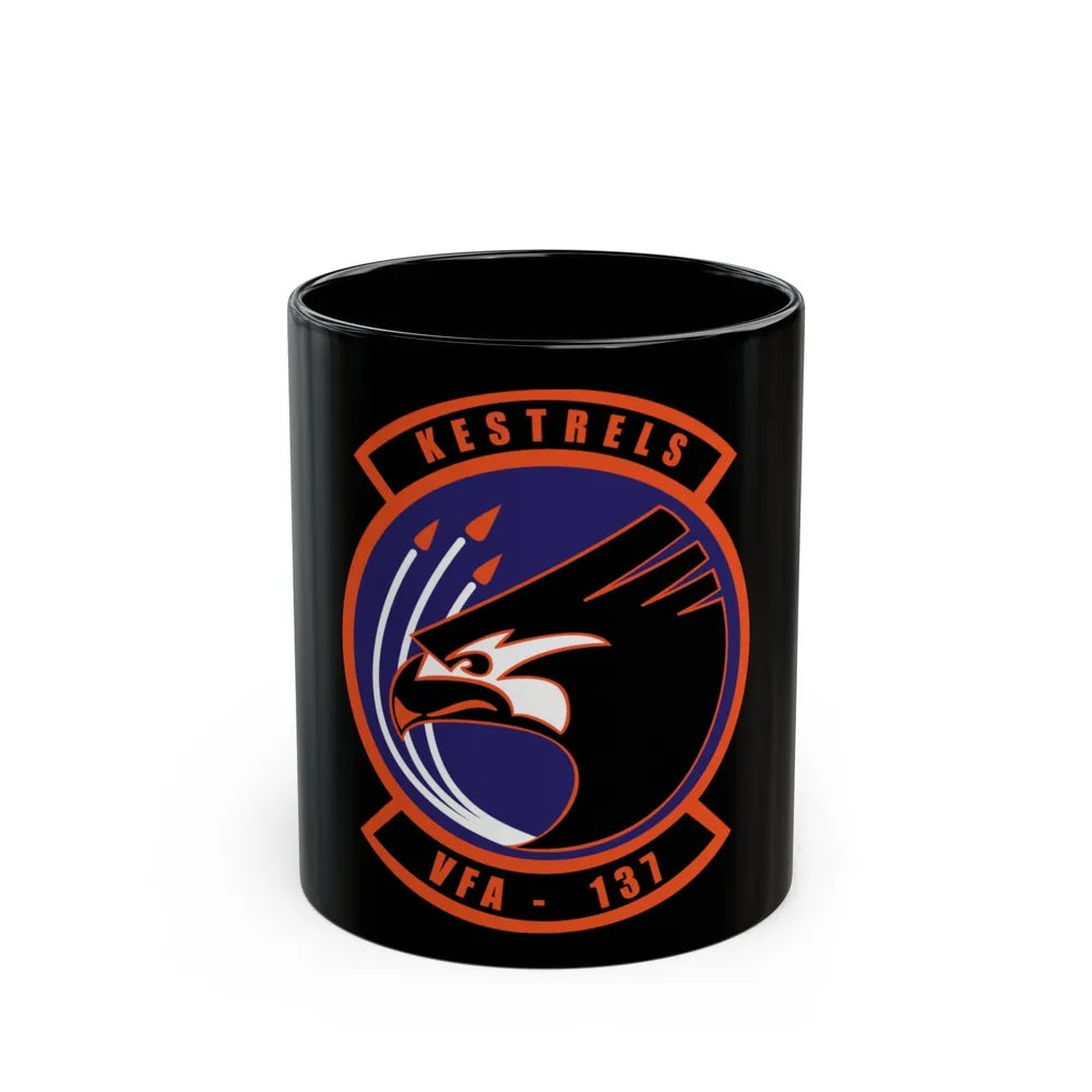 VFA 137 Kestrels 2018 (U.S. Navy) Black Coffee Mug-11oz-Go Mug Yourself