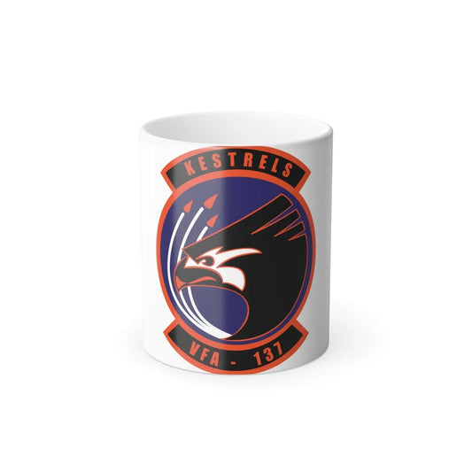 VFA 137 Kestrels 2018 (U.S. Navy) Color Changing Mug 11oz-11oz-Go Mug Yourself