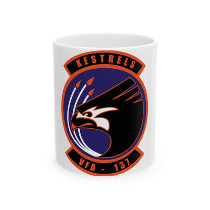 VFA 137 Kestrels 2018 (U.S. Navy) White Coffee Mug-11oz-Go Mug Yourself