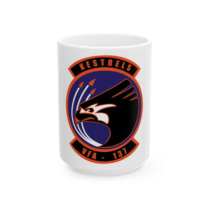 VFA 137 Kestrels 2018 (U.S. Navy) White Coffee Mug-15oz-Go Mug Yourself