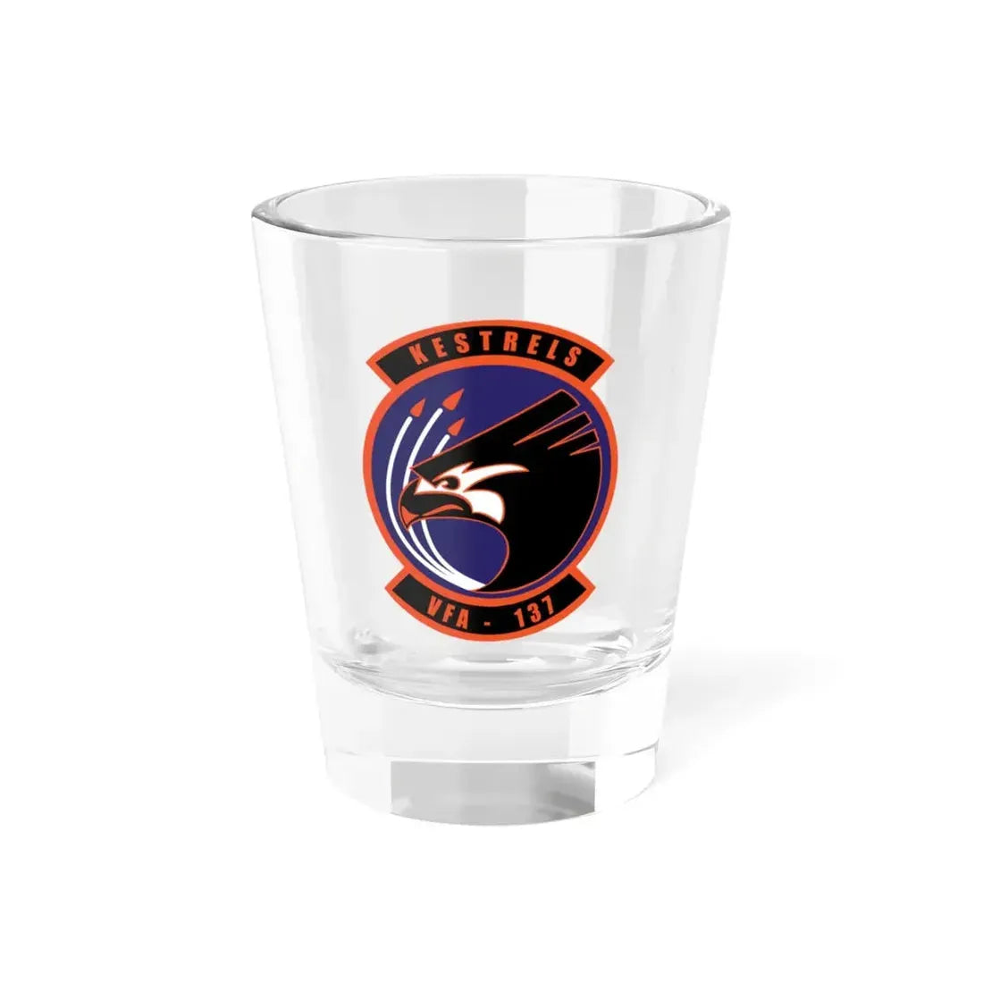 VFA 137 Kestrels 2018 (U.S. Navy) Shot Glass 1.5oz 1.5oz - Go Mug Yourself