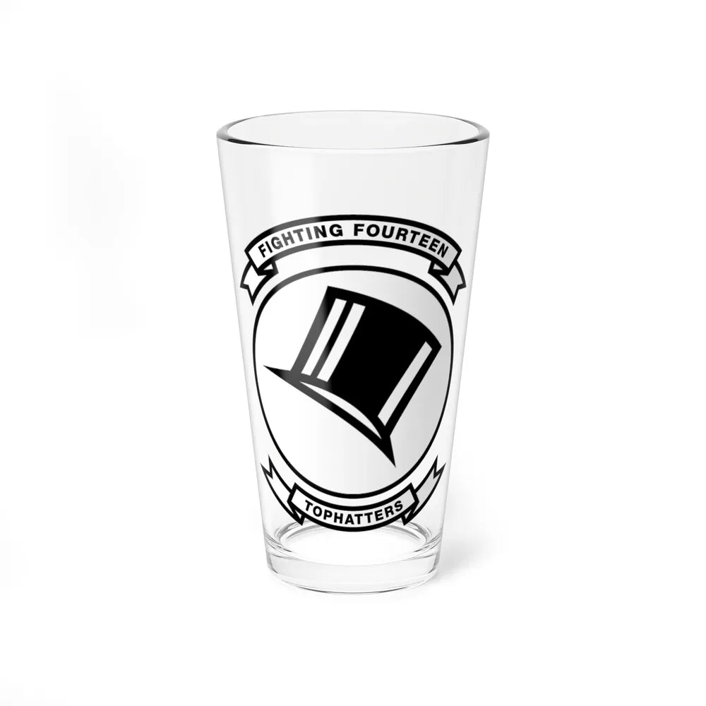 VFA 14 Tophatters (U.S. Navy) Pint Glass 16oz-16oz-Go Mug Yourself