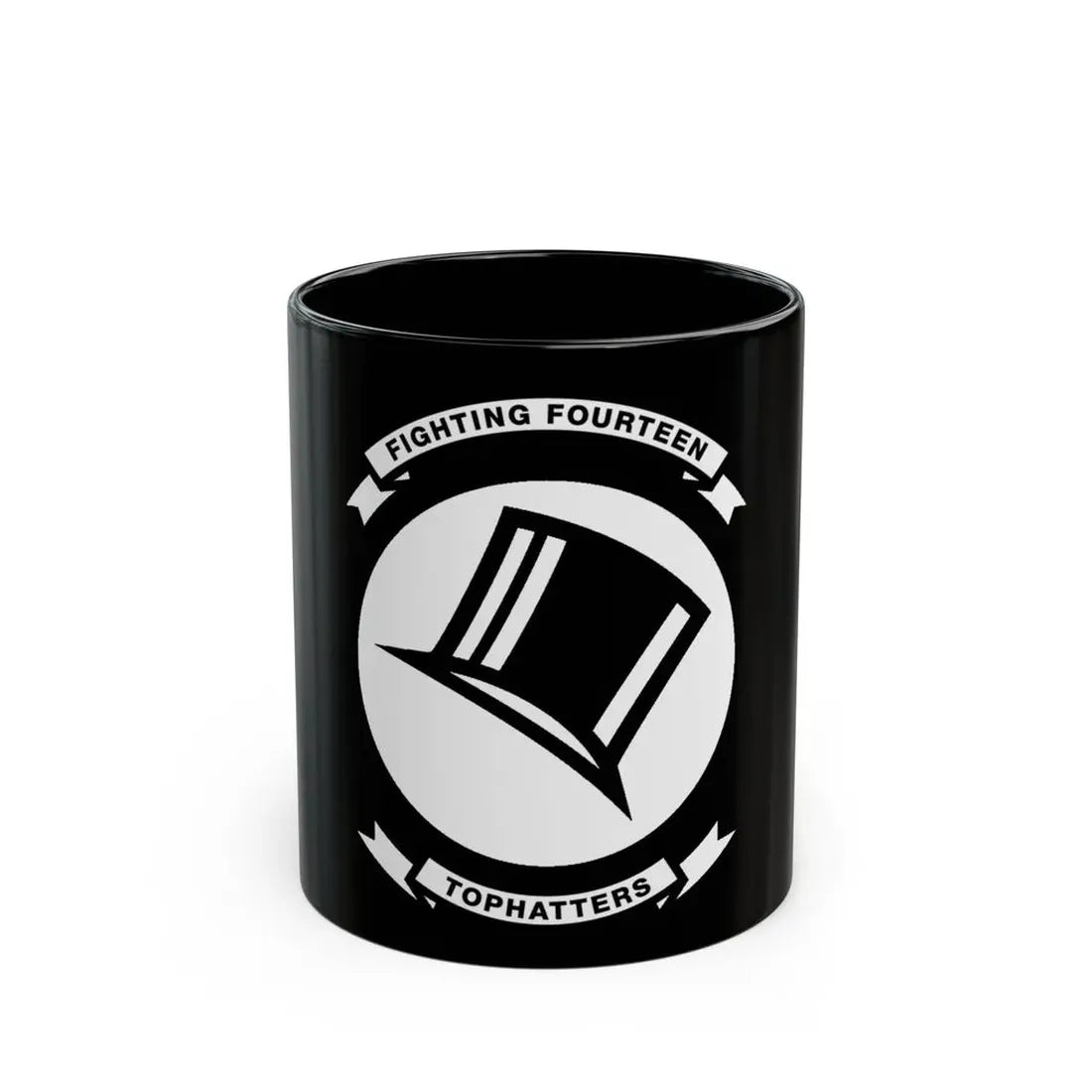 VFA 14 Tophatters (U.S. Navy) Black Coffee Mug 11oz - Go Mug Yourself
