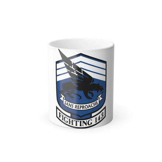 VFA 143 Strike Fighter Squadron 143 (U.S. Navy) Color Changing Mug 11oz-11oz-Go Mug Yourself