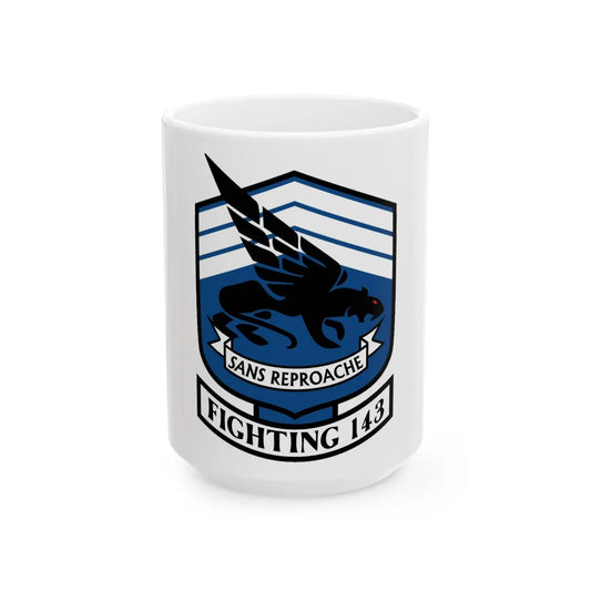 VFA 143 Strike Fighter Squadron 143 (U.S. Navy) White Coffee Mug-15oz-Go Mug Yourself