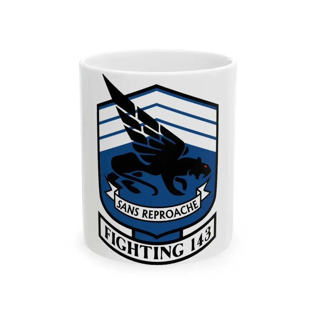 VFA 143 Strike Fighter Squadron 143 (U.S. Navy) White Coffee Mug 11oz - Go Mug Yourself