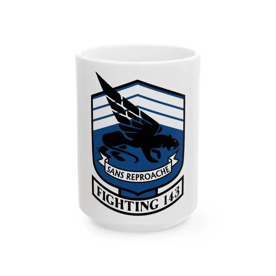VFA 143 Strike Fighter Squadron 143 (U.S. Navy) White Coffee Mug 15oz - Go Mug Yourself