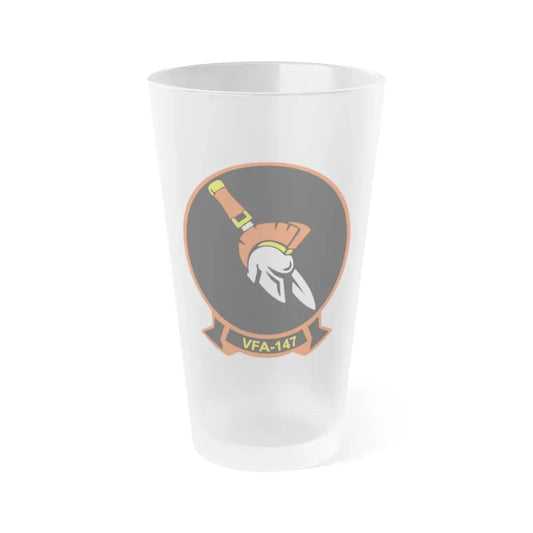VFA 147 Argonauts (U.S. Navy) Frosted Pint Glass 16oz Default Title - Go Mug Yourself