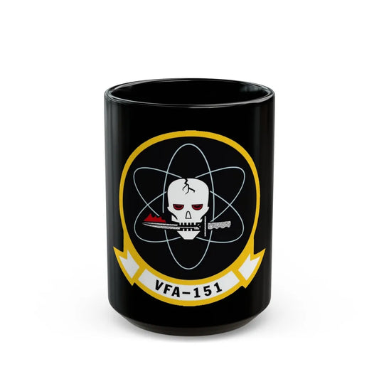 VFA 151 Strike Fighter Squadron 151 (U.S. Navy) Black Coffee Mug-15oz-Go Mug Yourself