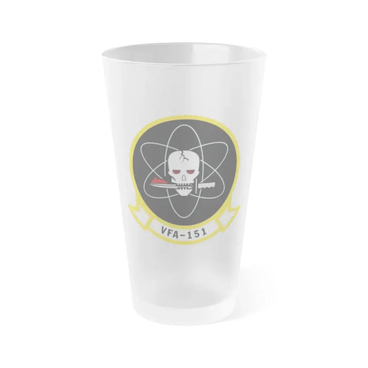 VFA 151 Strike Fighter Squadron 151 (U.S. Navy) Frosted Pint Glass 16oz Default Title - Go Mug Yourself