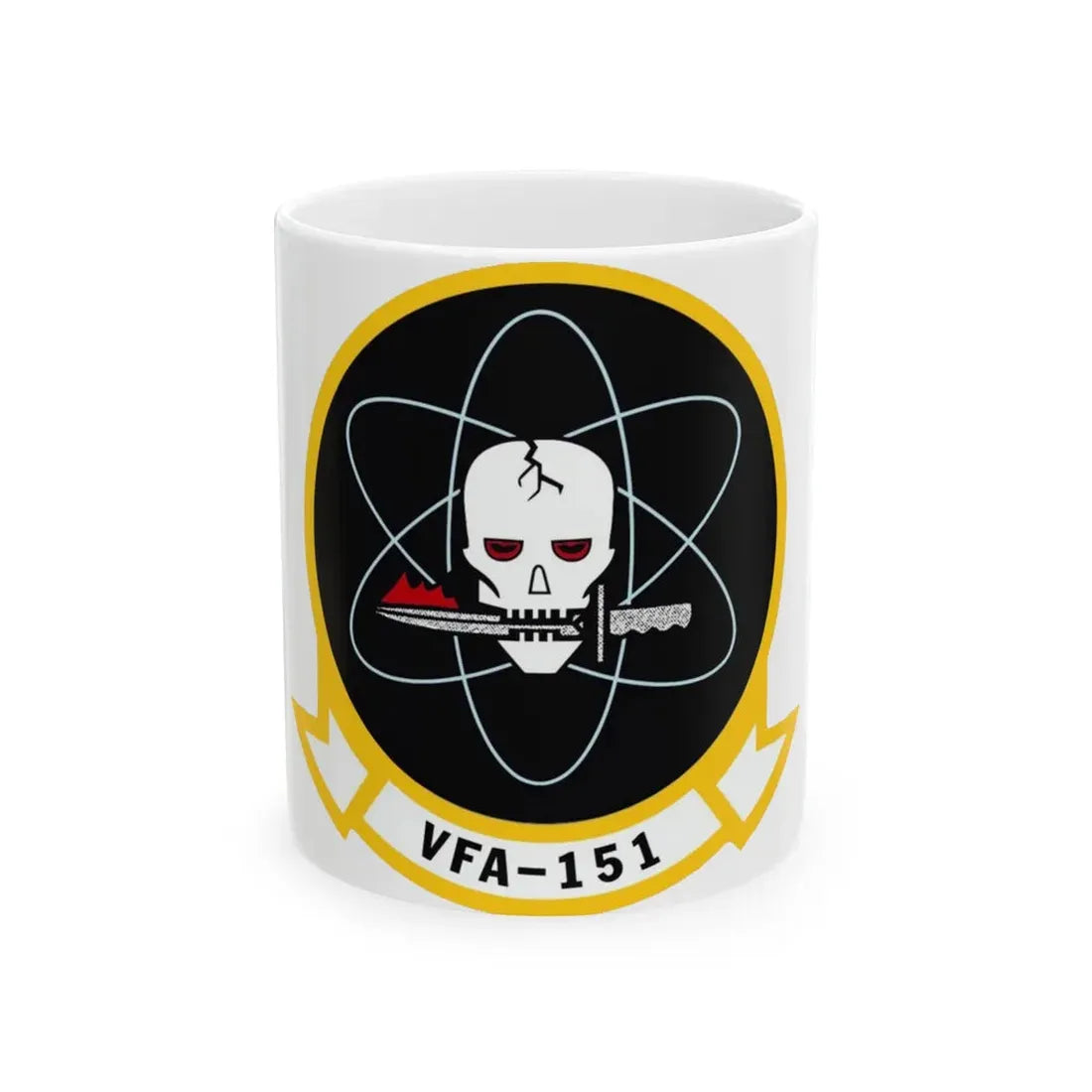 VFA 151 Strike Fighter Squadron 151 (U.S. Navy) White Coffee Mug 11oz - Go Mug Yourself