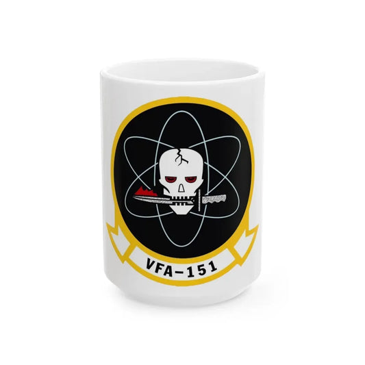 VFA 151 Strike Fighter Squadron 151 (U.S. Navy) White Coffee Mug 15oz - Go Mug Yourself