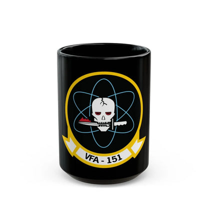 VFA 151 Vigilantes (U.S. Navy) Black Coffee Mug-15oz-Go Mug Yourself