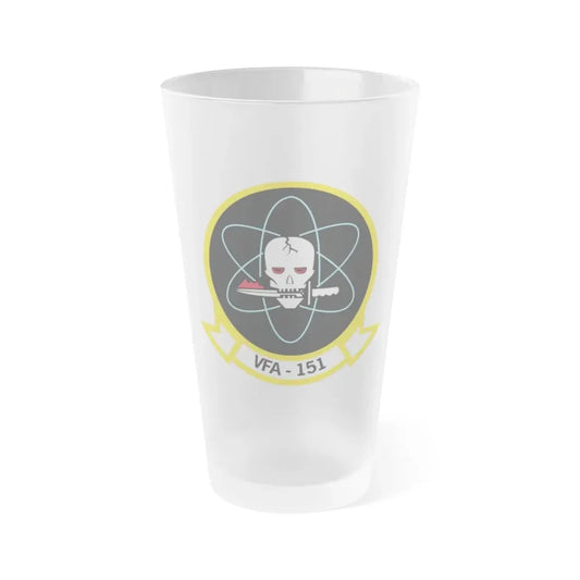 VFA 151 Vigilantes (U.S. Navy) Frosted Pint Glass 16oz Default Title - Go Mug Yourself