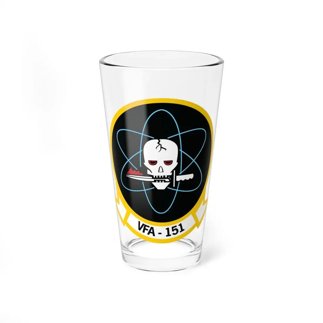 VFA 151 Vigilantes (U.S. Navy) Pint Glass 16oz 16oz - Go Mug Yourself