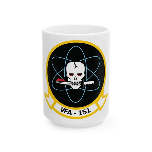 VFA 151 Vigilantes (U.S. Navy) White Coffee Mug 15oz - Go Mug Yourself
