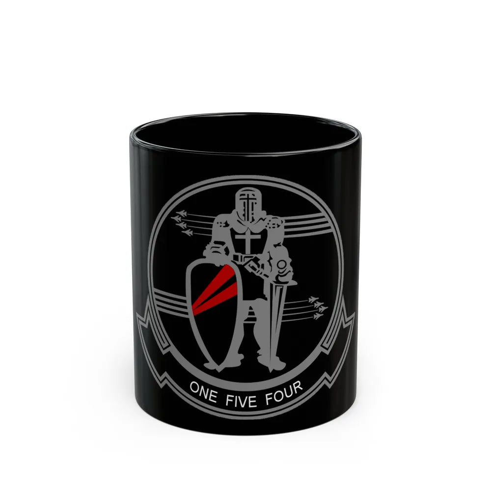 VFA 154 Strike Fighter Squadron 154 Black Knights (USMC) Black Coffee Mug-11oz-Go Mug Yourself