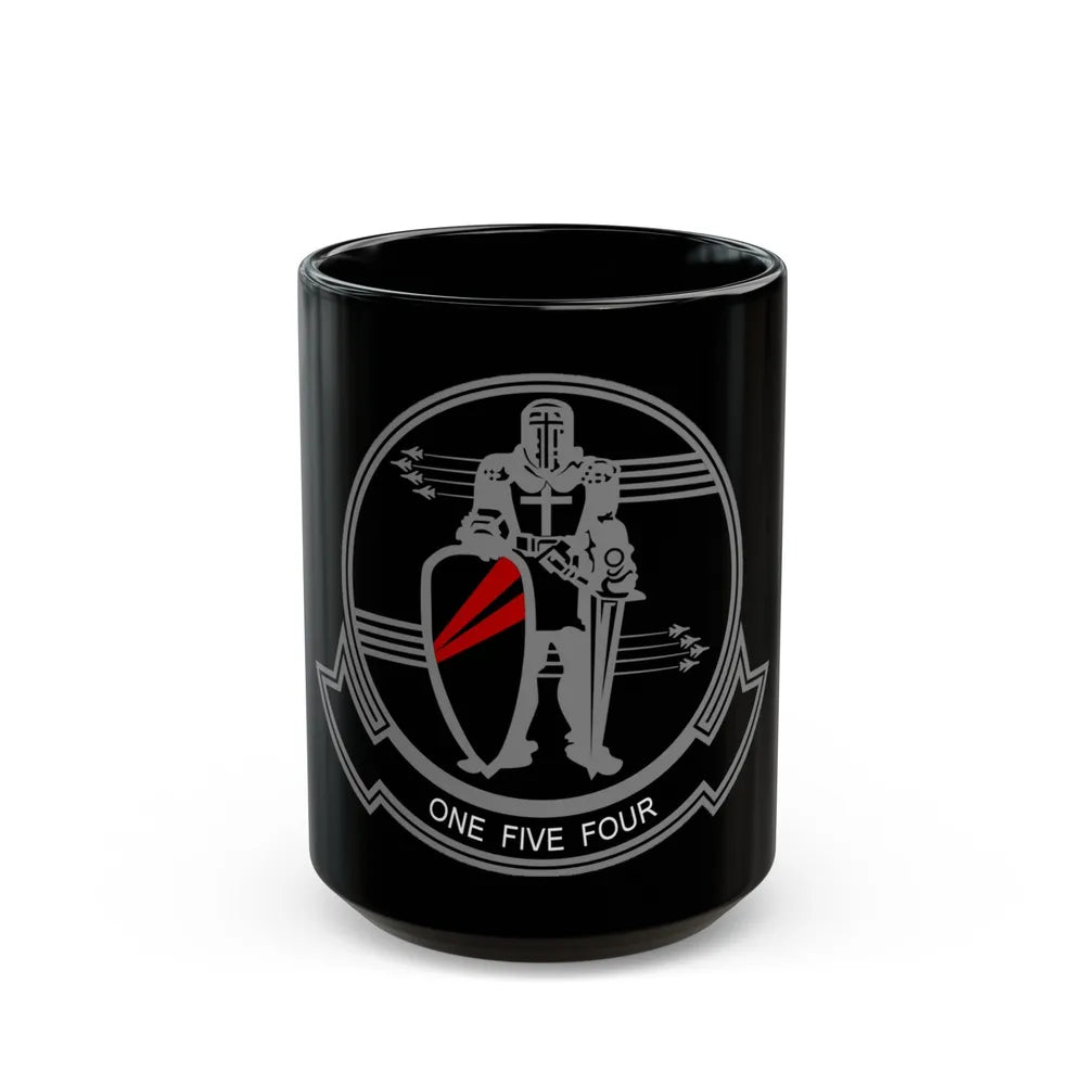 VFA 154 Strike Fighter Squadron 154 Black Knights (USMC) Black Coffee Mug-15oz-Go Mug Yourself