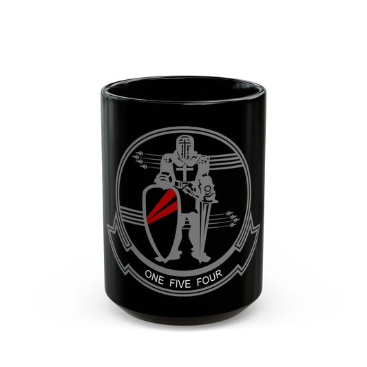 VFA 154 Strike Fighter Squadron 154 Black Knights (USMC) Black Coffee Mug-15oz-Go Mug Yourself