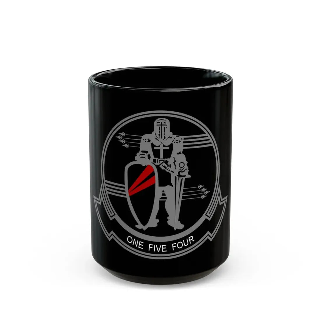 VFA 154 Strike Fighter Squadron 154 Black Knights (USMC) Black Coffee Mug 15oz - Go Mug Yourself