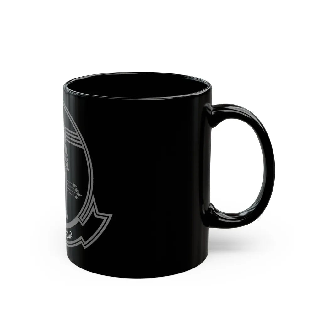 VFA 154 Strike Fighter Squadron 154 Black Knights (USMC) Black Coffee Mug-Go Mug Yourself