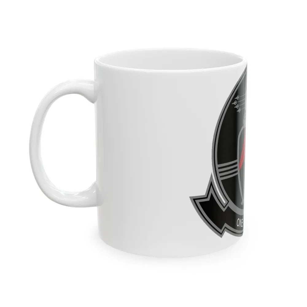 VFA 154 Strike Fighter Squadron 154 Black Knights (USMC) White Coffee Mug-Go Mug Yourself