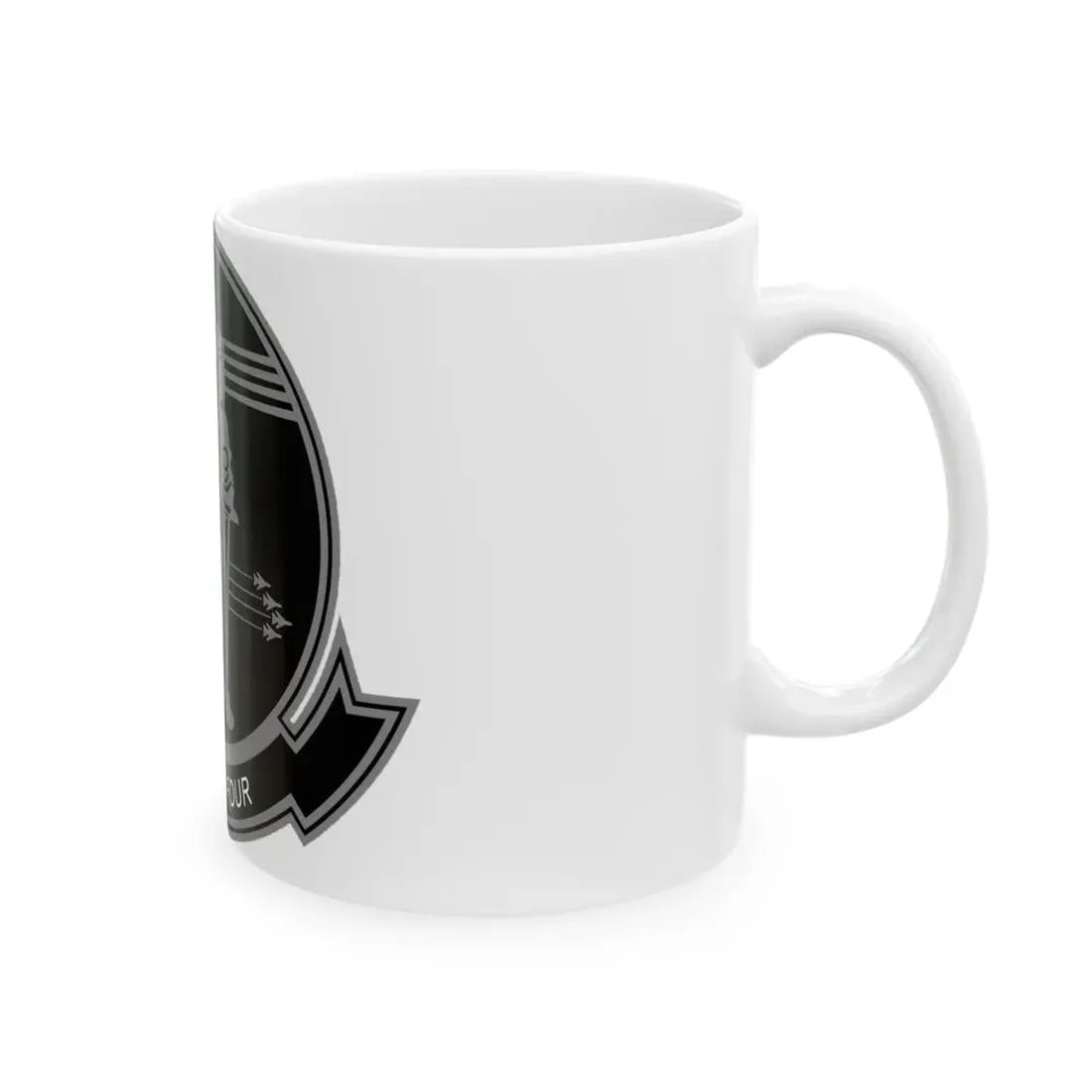 VFA 154 Strike Fighter Squadron 154 Black Knights (USMC) White Coffee Mug - Go Mug Yourself