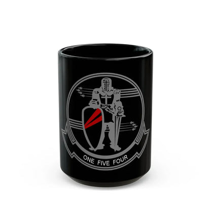 VFA 154 Strike Fighter Squadron 154 US Navy insignia 2013 (U.S. Navy) Black Coffee Mug 15oz - Go Mug Yourself