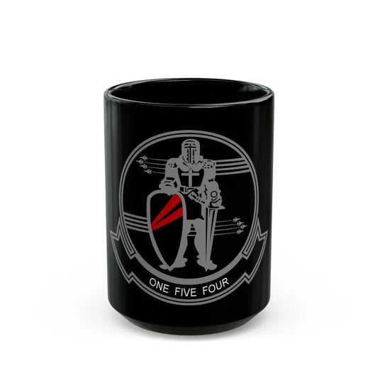 VFA 154 Strike Fighter Squadron 154 US Navy insignia 2013 (U.S. Navy) Black Coffee Mug 15oz - Go Mug Yourself