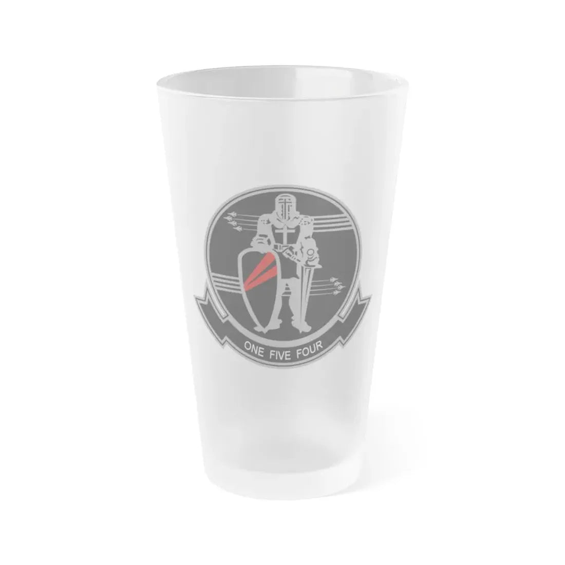 VFA 154 Strike Fighter Squadron 154 US Navy insignia 2013 (U.S. Navy) Frosted Pint Glass 16oz Default Title - Go Mug Yourself
