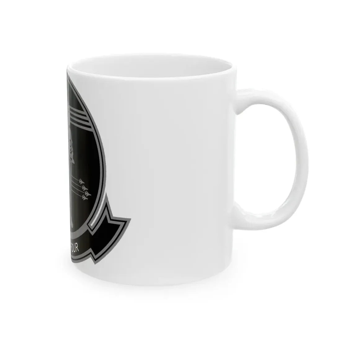 VFA 154 Strike Fighter Squadron 154 US Navy insignia 2013 (U.S. Navy) White Coffee Mug - Go Mug Yourself