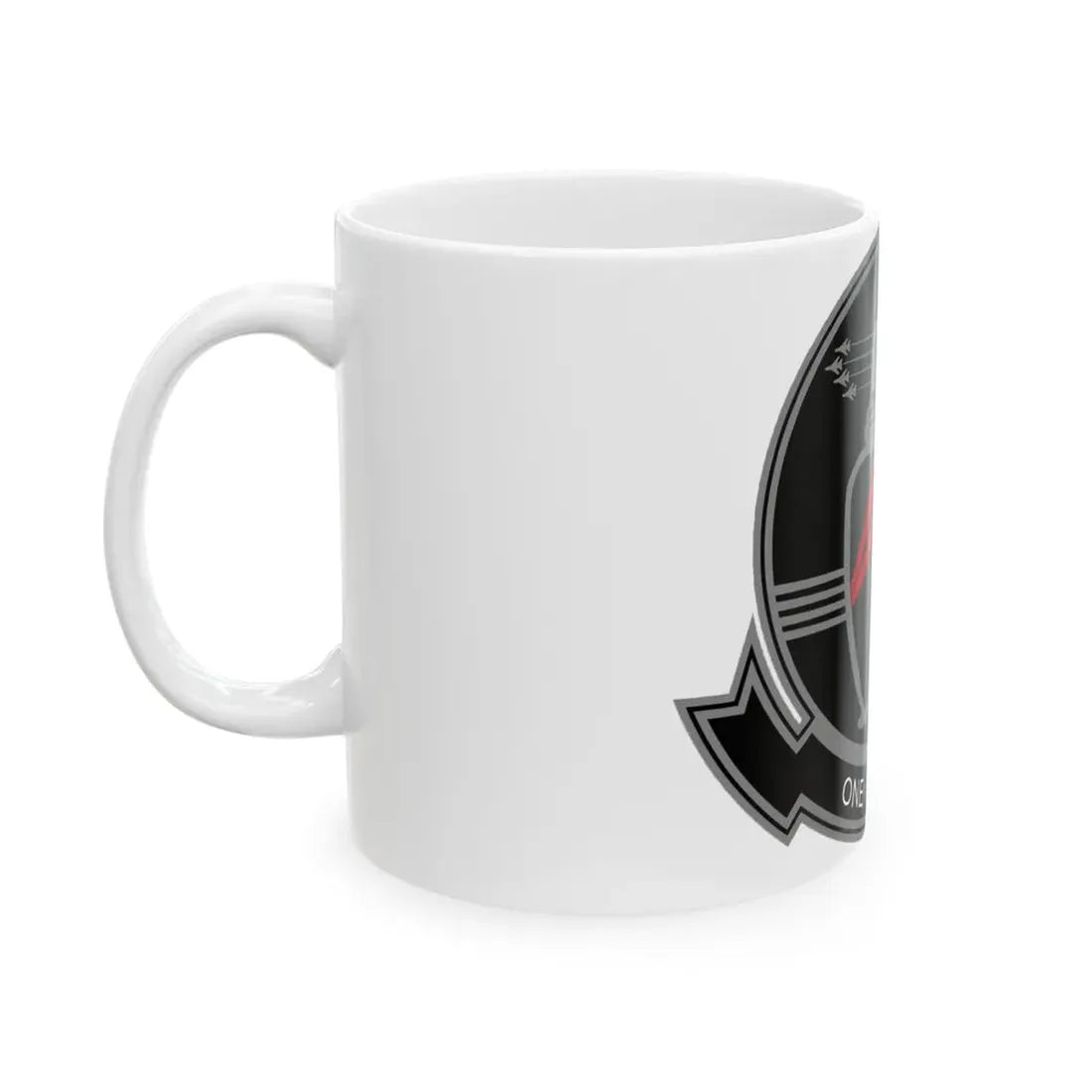 VFA 154 Strike Fighter Squadron 154 US Navy insignia 2013 (U.S. Navy) White Coffee Mug - Go Mug Yourself