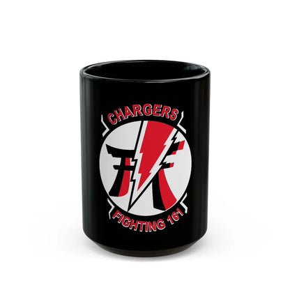 VFA 161 Charges (U.S. Navy) Black Coffee Mug-15oz-Go Mug Yourself