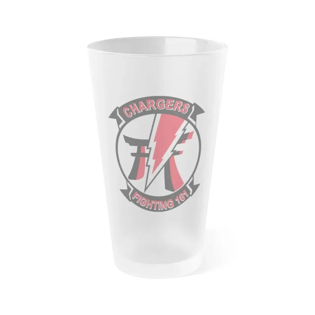 VFA 161 Charges (U.S. Navy) Frosted Pint Glass 16oz Default Title - Go Mug Yourself