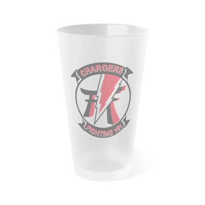 VFA 161 Charges (U.S. Navy) Frosted Pint Glass 16oz Default Title - Go Mug Yourself
