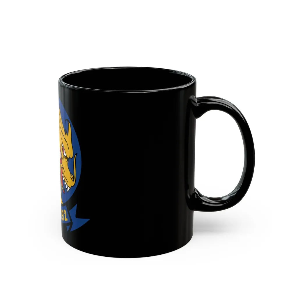 VFA 192 Golden Dragons (U.S. Navy) Black Coffee Mug-Go Mug Yourself