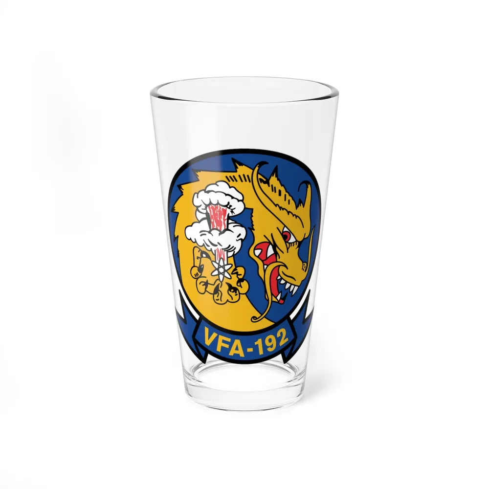 VFA 192 Golden Dragons (U.S. Navy) Pint Glass 16oz-16oz-Go Mug Yourself