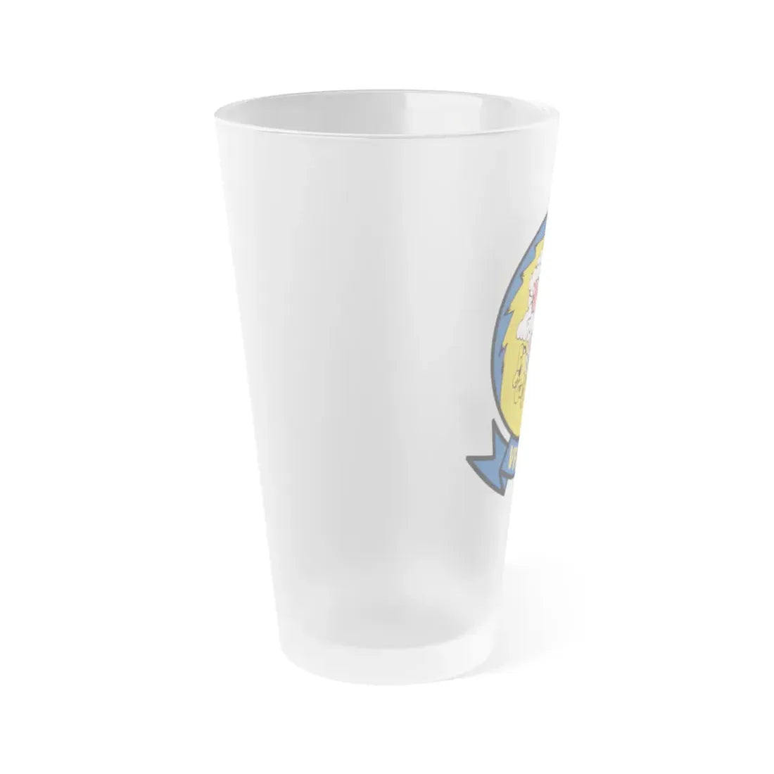 VFA 192 Golden Dragons (U.S. Navy) Frosted Pint Glass 16oz - Go Mug Yourself