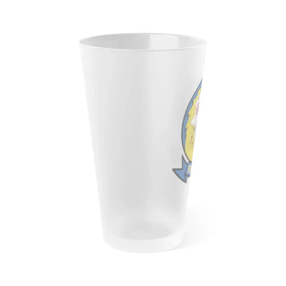 VFA 192 Golden Dragons (U.S. Navy) Frosted Pint Glass 16oz - Go Mug Yourself