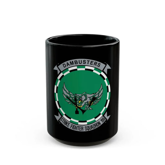 VFA 195 Dambusters (U.S. Navy) Black Coffee Mug 15oz - Go Mug Yourself