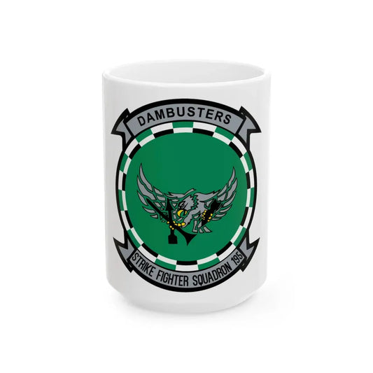 VFA 195 Dambusters (U.S. Navy) White Coffee Mug 15oz - Go Mug Yourself