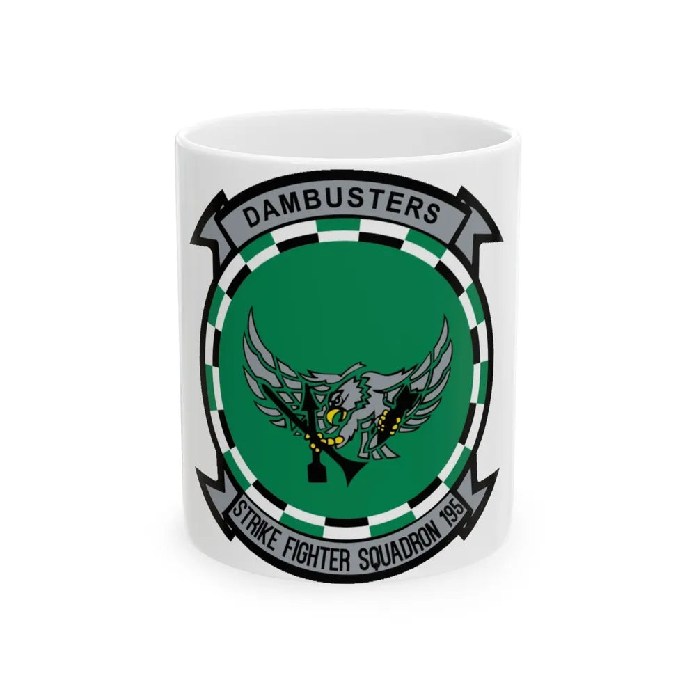 VFA 195 Strike Fighter Squadron 195 (U.S. Navy) White Coffee Mug-11oz-Go Mug Yourself