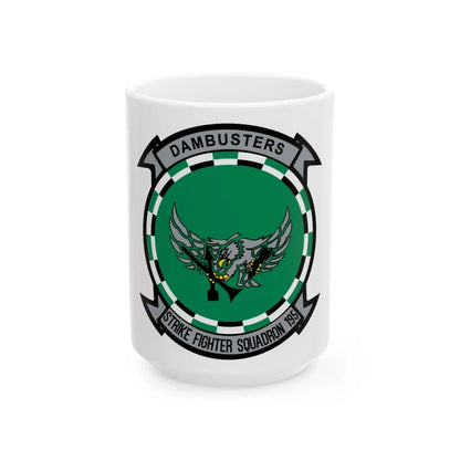 VFA 195 Strike Fighter Squadron 195 (U.S. Navy) White Coffee Mug-15oz-Go Mug Yourself