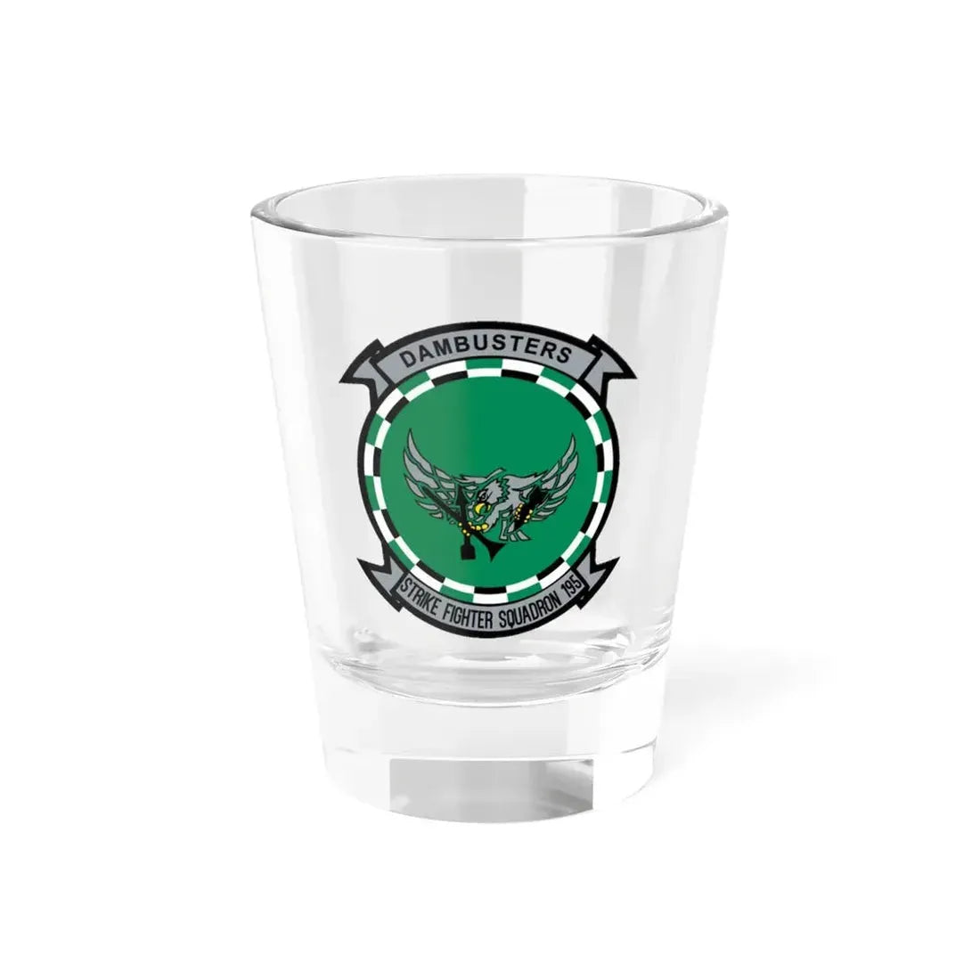 VFA 195 Strike Fighter Squadron 195 (U.S. Navy) Shot Glass 1.5oz 1.5oz - Go Mug Yourself