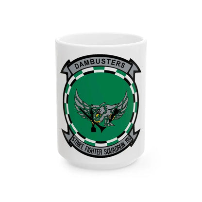VFA 195 Strike Fighter Squadron 195 (U.S. Navy) White Coffee Mug 15oz - Go Mug Yourself