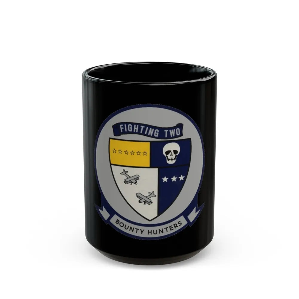 VFA 2 1 (U.S. Navy) Black Coffee Mug-15oz-Go Mug Yourself