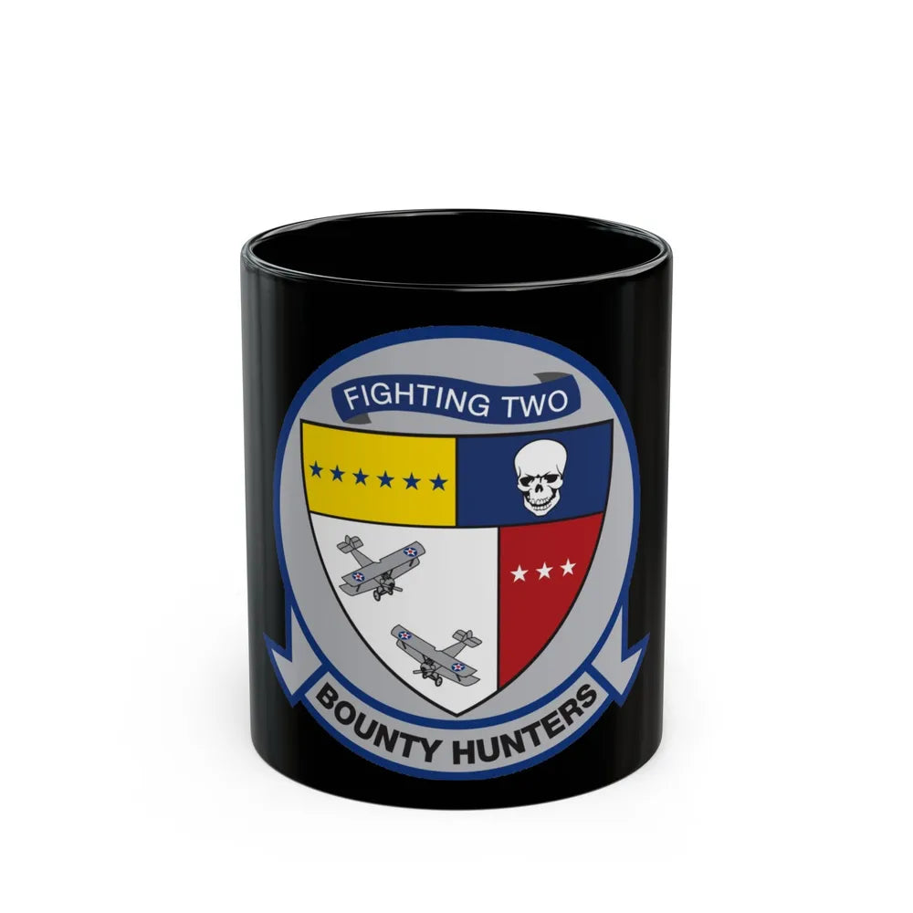 VFA 2 (U.S. Navy) Black Coffee Mug-11oz-Go Mug Yourself