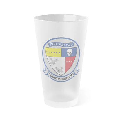 VFA 2 (U.S. Navy) Frosted Pint Glass 16oz-Go Mug Yourself