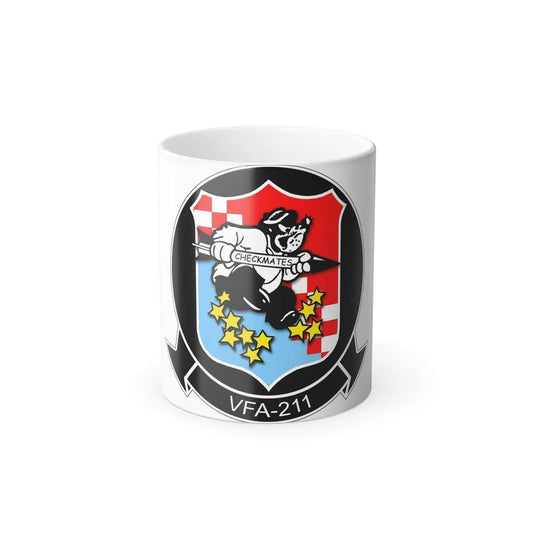 VFA 211 Strike Fighter Squadron 211 (U.S. Navy) Color Changing Mug 11oz-11oz-Go Mug Yourself